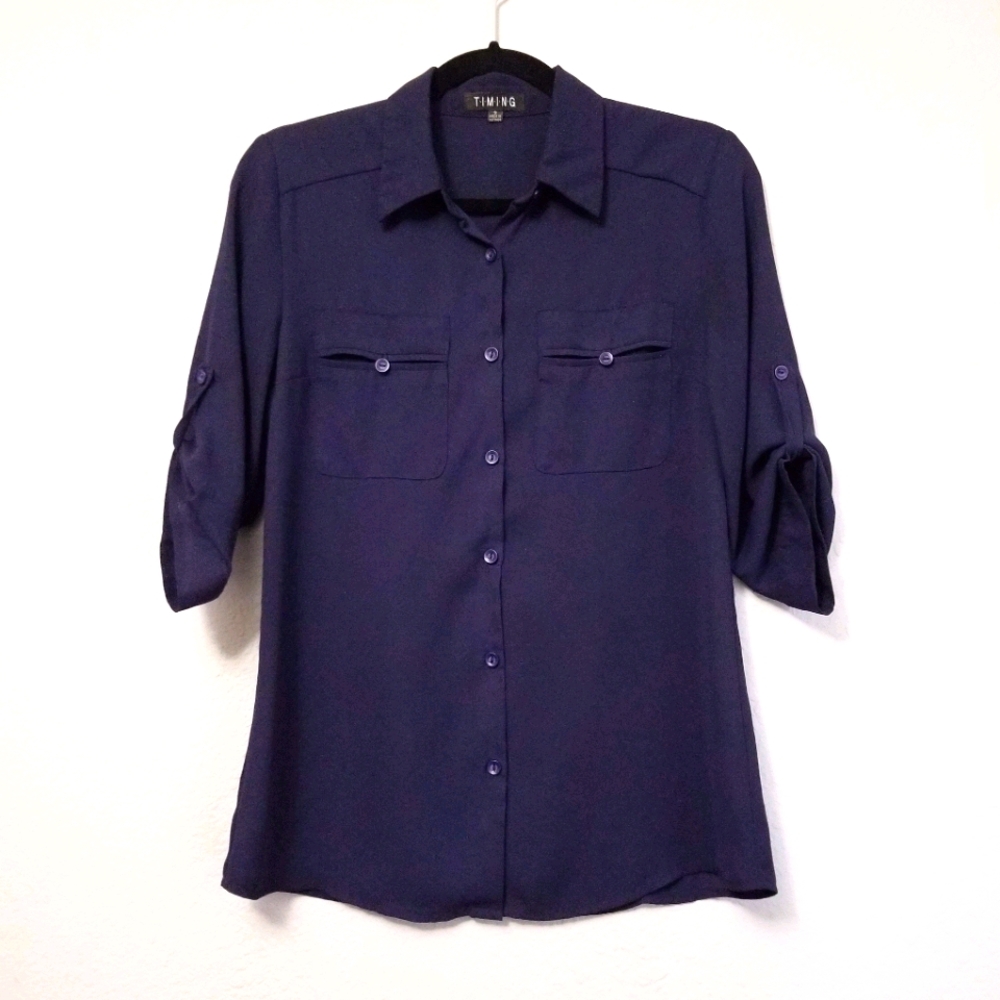 Lightweight Button down Top